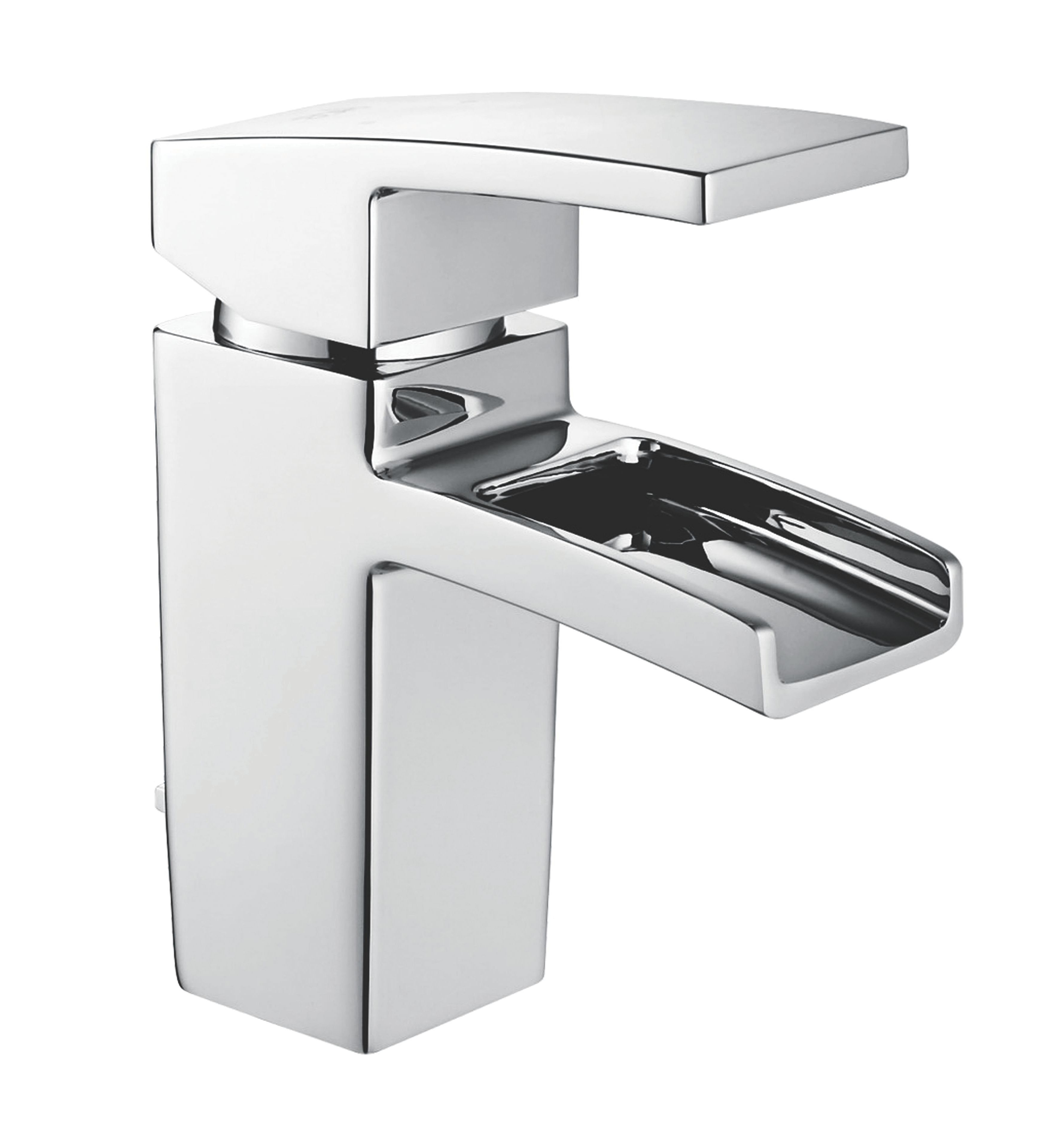 Cooke & Lewis Cascade Waterfall 1 Lever Led Light Basin Mixer Tap Price Comparisons | Compare The Build