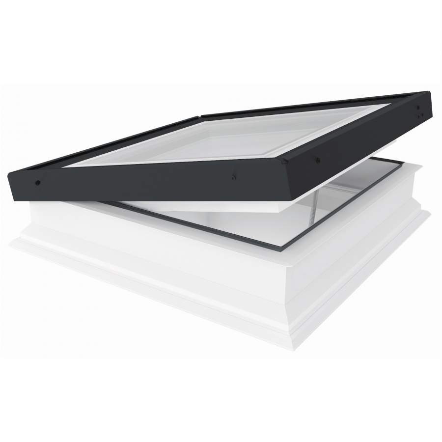 FAKRO Manual Triple Glazed Modular Flat Roof Window - 900mm x 900mm Glass DMF-D U6 900900 Price Comparisons | Compare The Build