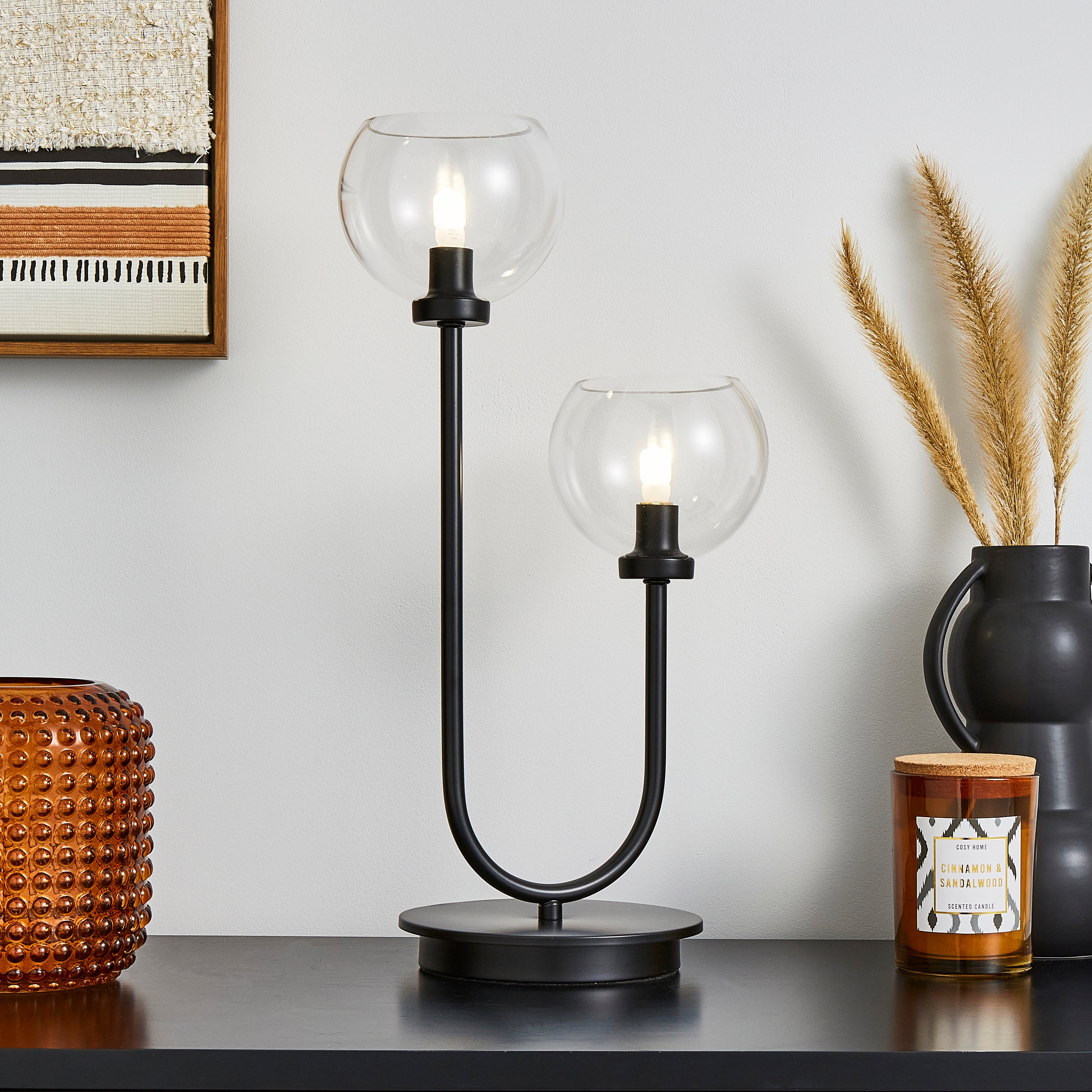 Apartment 2 Light Table Lamp Black | Compare The Build