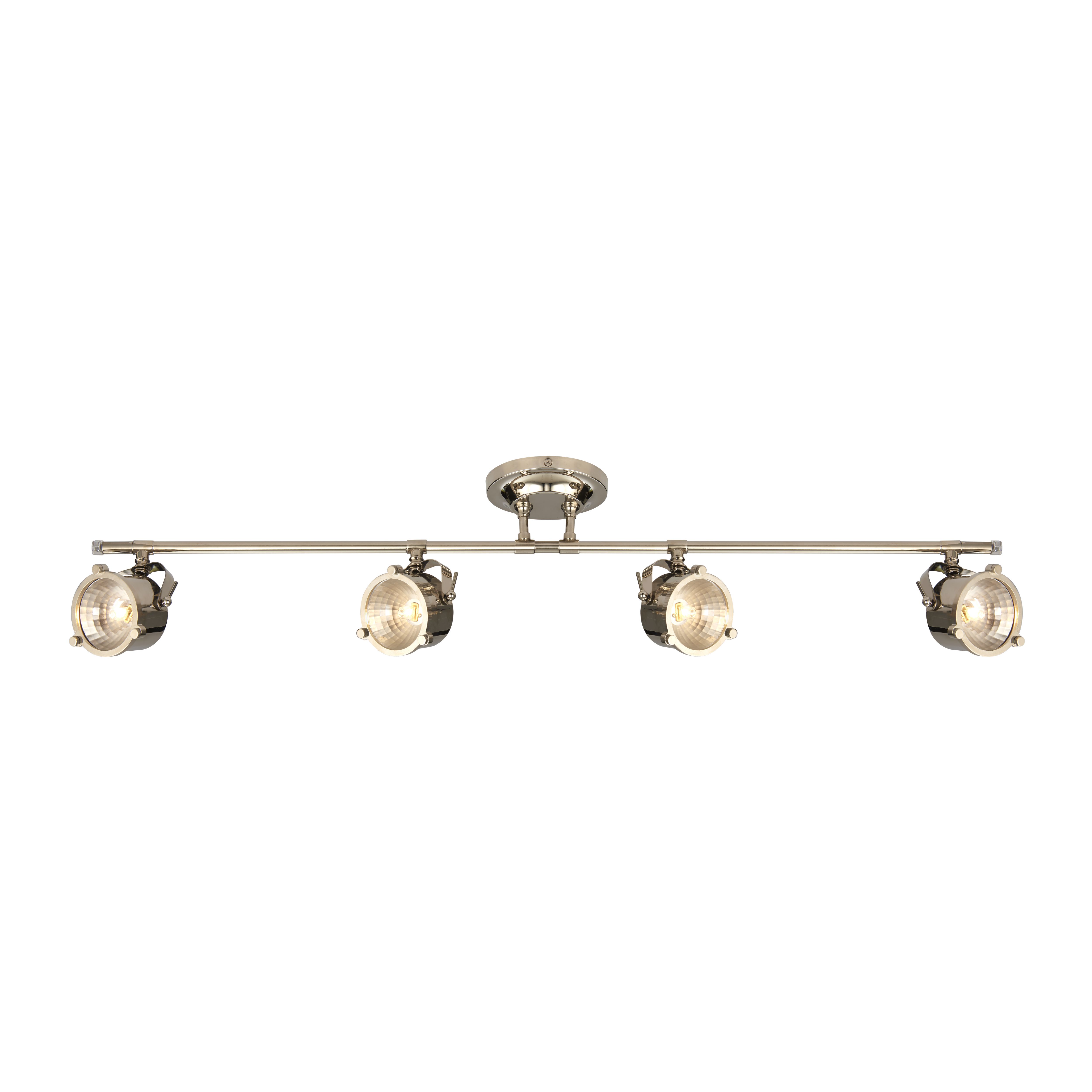 Colours Cayley Nickle Effect 4 Lamp Ceiling Spotlight Price Comparisons | Compare The Build