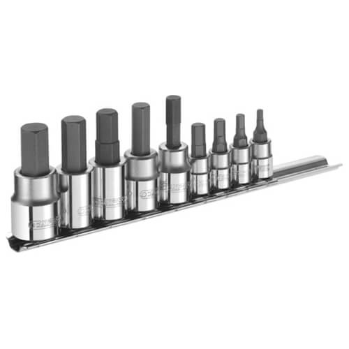 Expert by Facom 9 Piece 1/4" and 3/8" Drive Hex Socket Bit Set Metric Combination Price Comparisons | Compare The Build