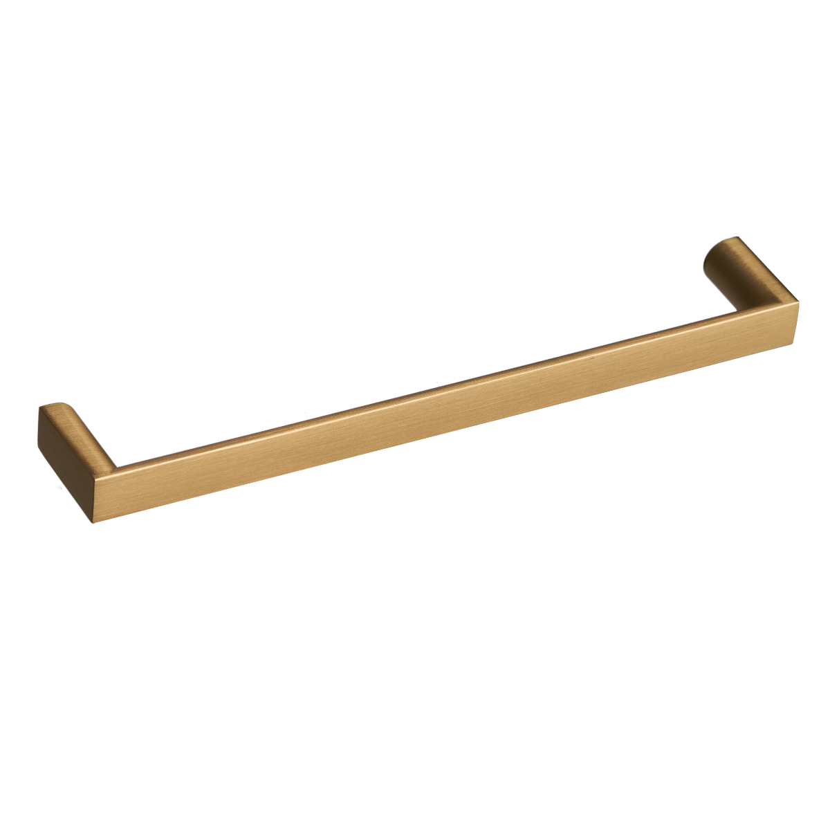 Bauhaus Architectural Cabinet Handle 160mm Brushed Brass | Compare The Build