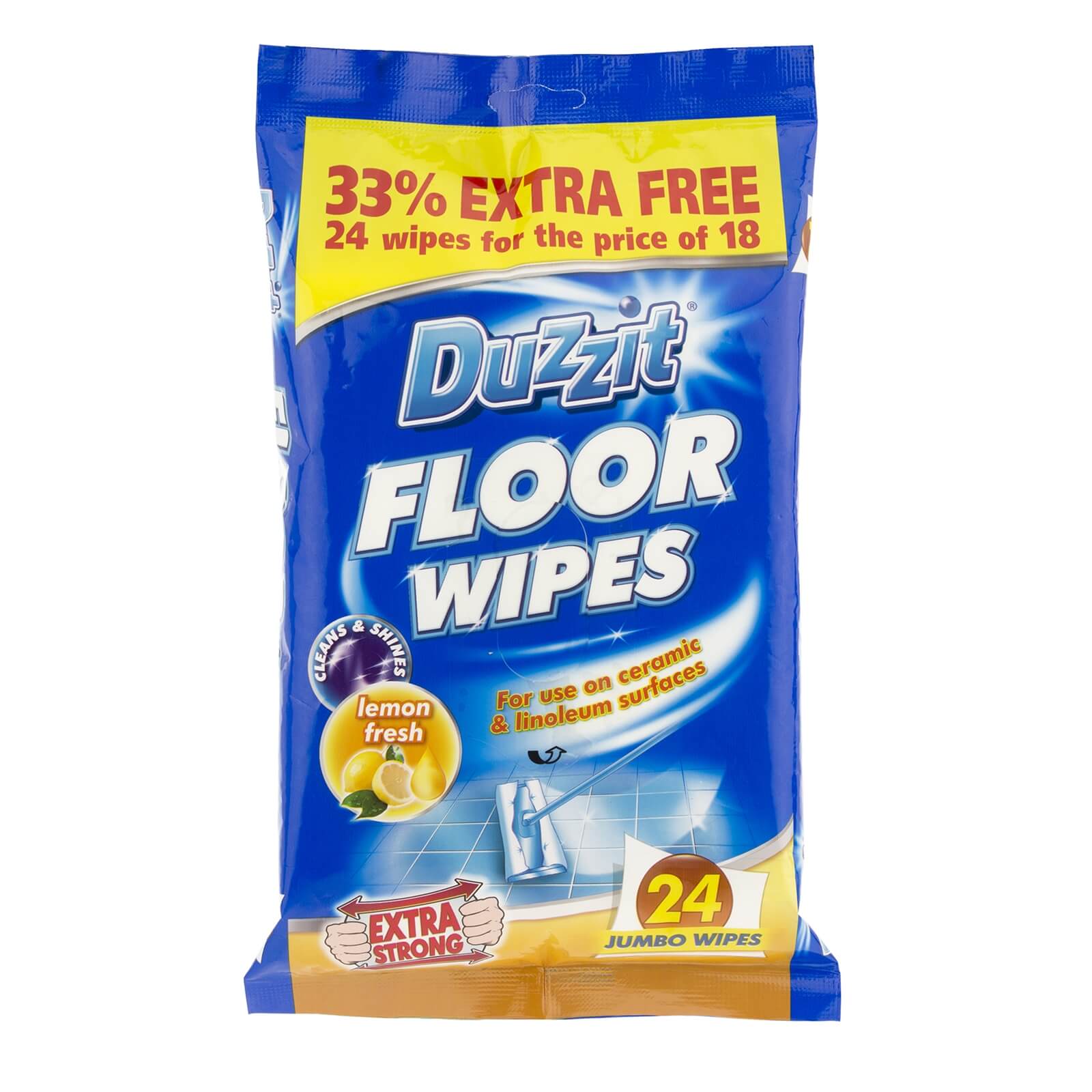 Duzzit Floor Wipes - 24 Pack Price Comparisons | Compare The Build