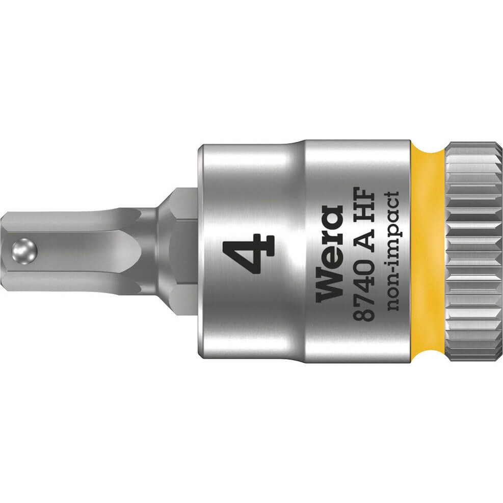 Wera 8740 A HF Zyklop 1/4" Drive Hexagon Socket Bit Metric 1/4" 4mm Price Comparisons | Compare The Build