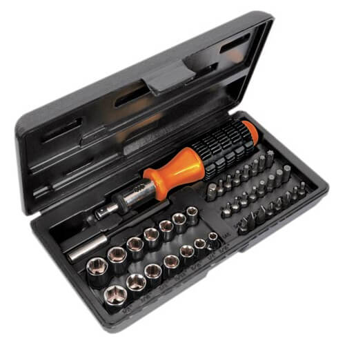 Avit 40 Piece 1/4" Drive Hex Socket and Screwdriver Bit Set Metric and Imperial | Compare The Build