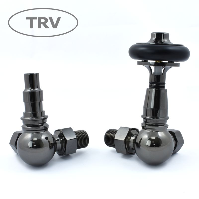 West Thermostatic Valves, Amberley, Black Nickel Corner - 8mm Price Comparisons | Compare The Build