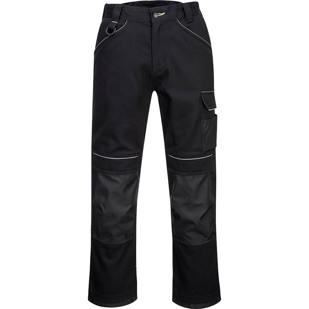 Portwest PW30 Cotton Work trousers Black 46" 31" Price Comparisons | Compare The Build