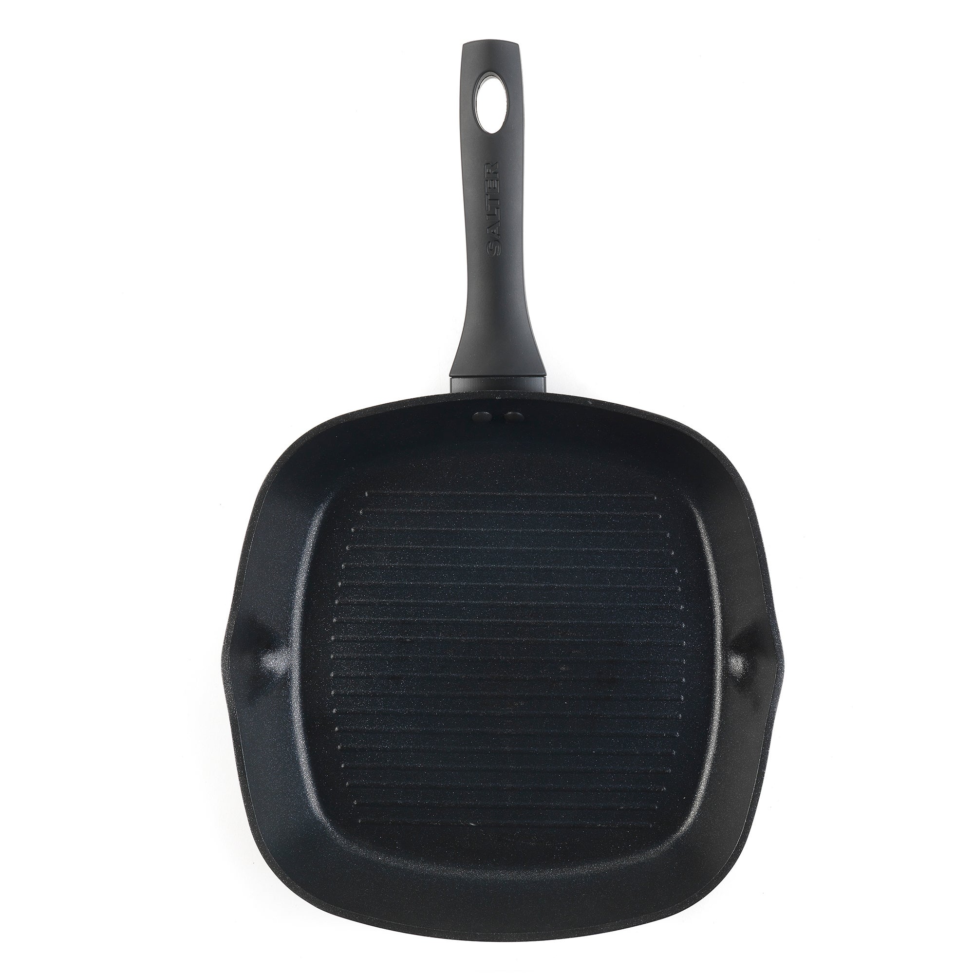 Salter Geo Hex Griddle Pan 28cm Black | Compare The Build