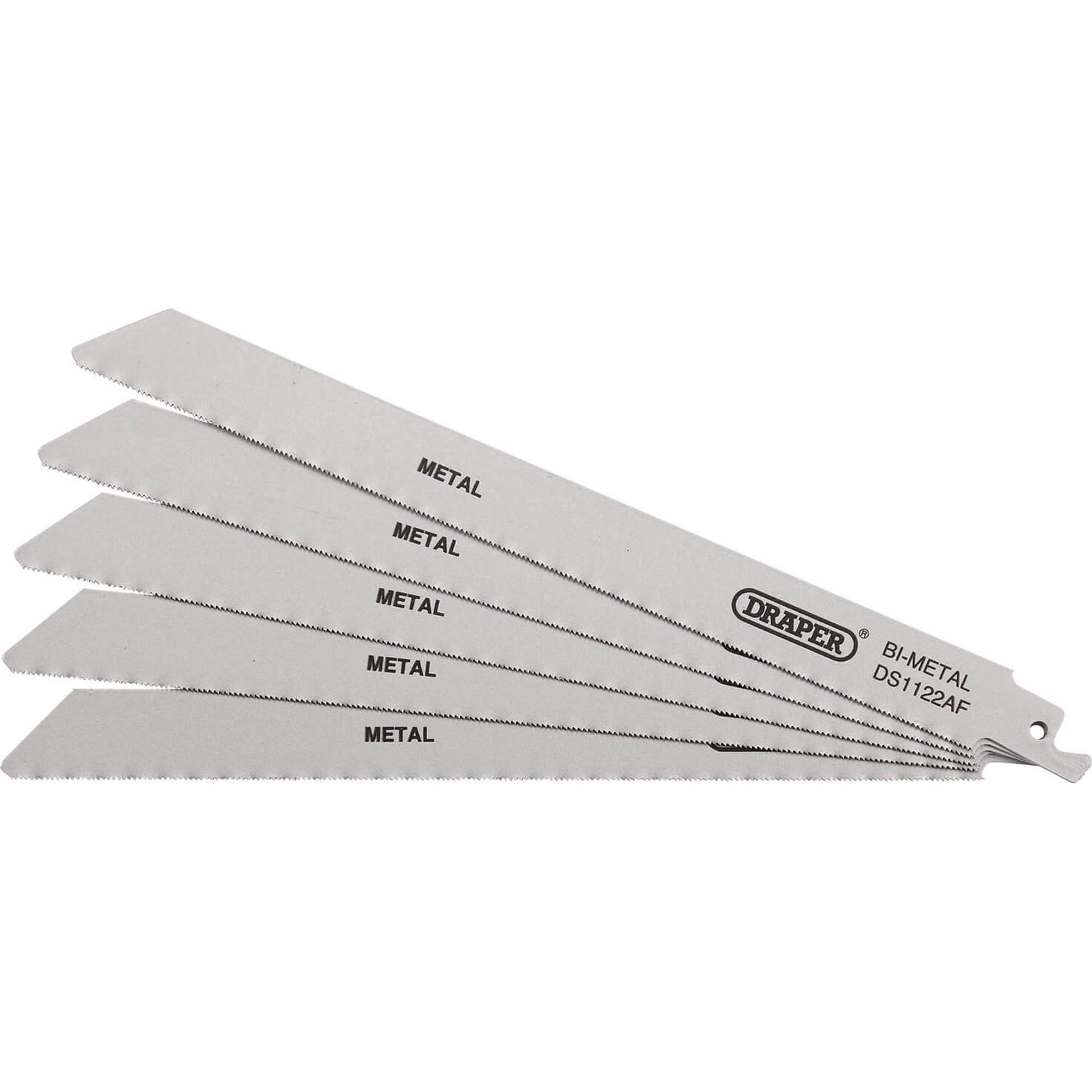 Draper Bi-Metal Metal Cutting Reciprocating Sabre Saw Blades 225mm Pack of 5 Price Comparisons | Compare The Build