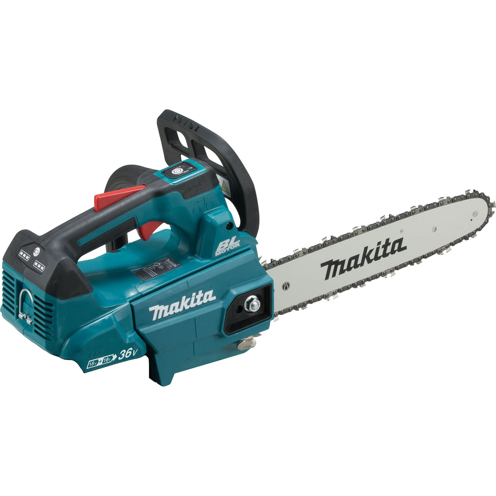 Makita DUC306 Twin 18v LXT Cordless Brushless Top Handle Chainsaw 300mm No Batteries No Charger | Compare The Build