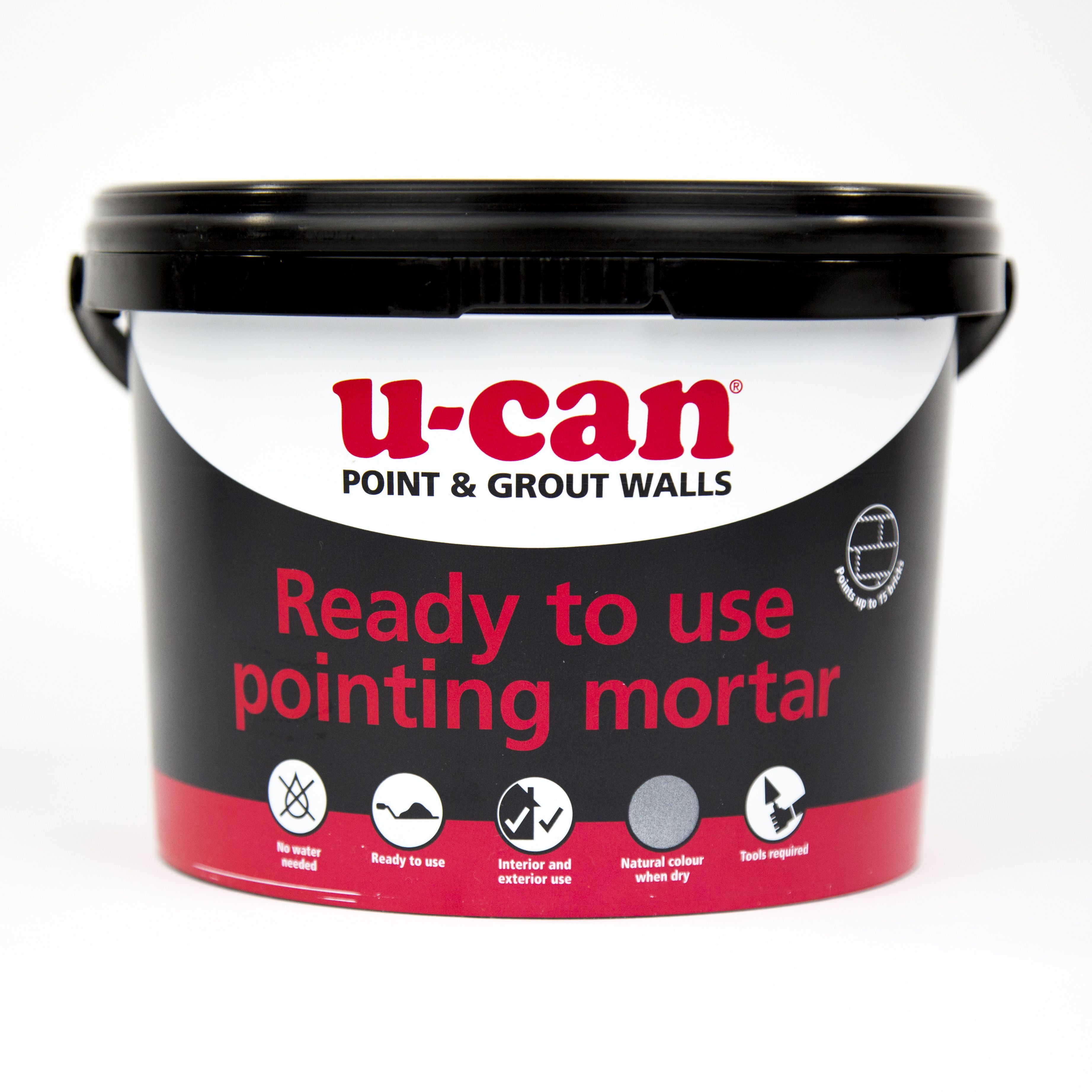 U-Can Ready Mixed Pointing Mortar, 4Kg Tub Price Comparisons | Compare The Build