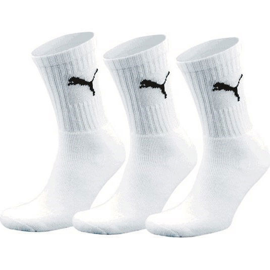 Puma Sports Crew Sock White 6 - 8 Pack of 3 Price Comparisons | Compare The Build