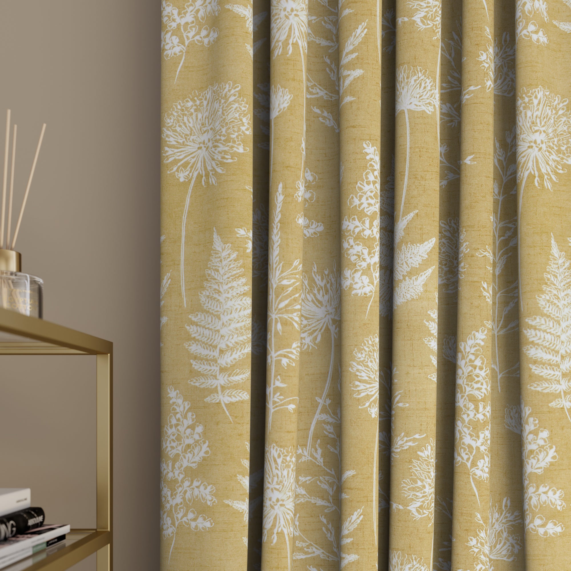 Meadow Made to Measure Curtains Meadow Mustard Price Comparisons | Compare The Build
