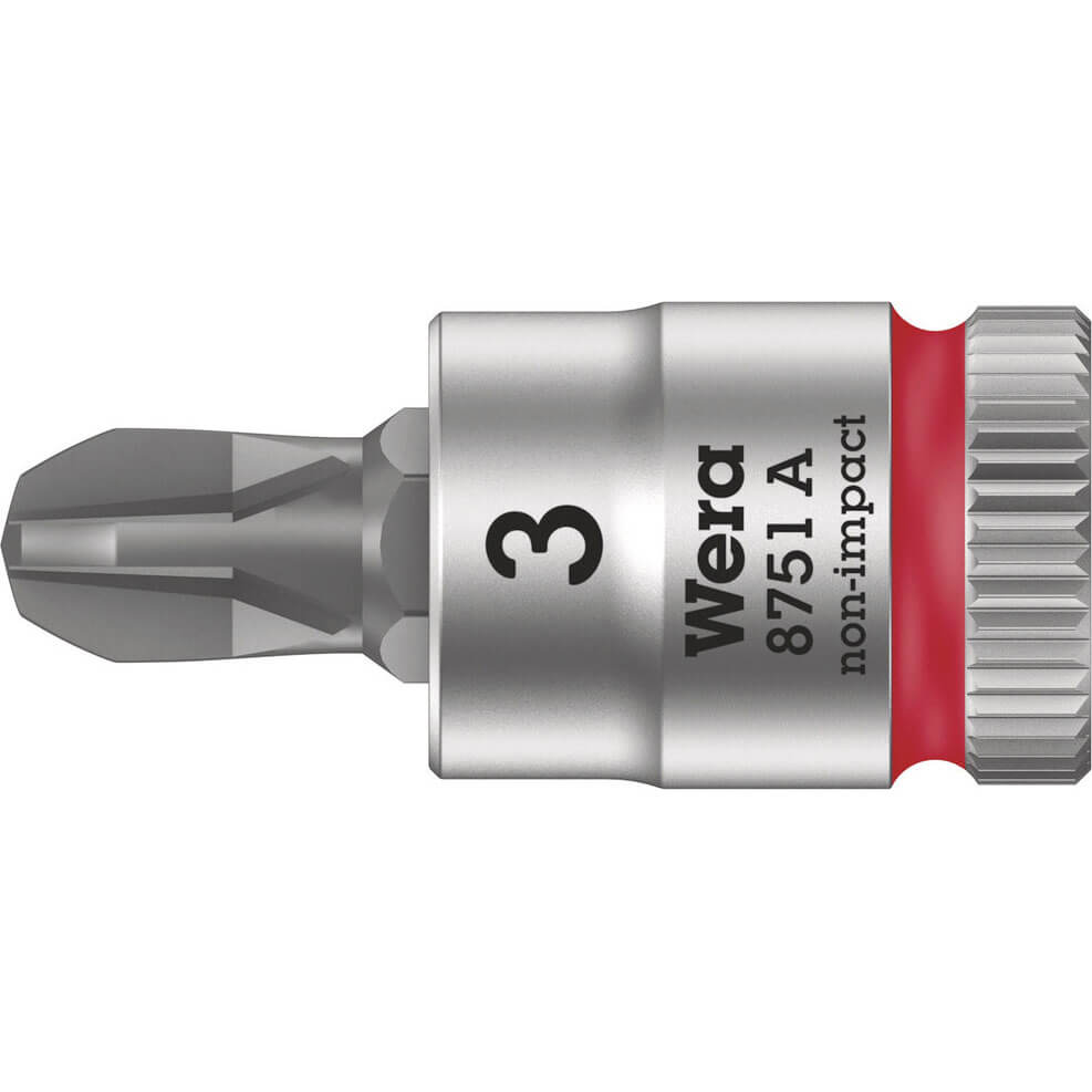 Wera 8751 A Zyklop 1/4" Drive Phillips Socket Bit 1/4" PH3 Price Comparisons | Compare The Build