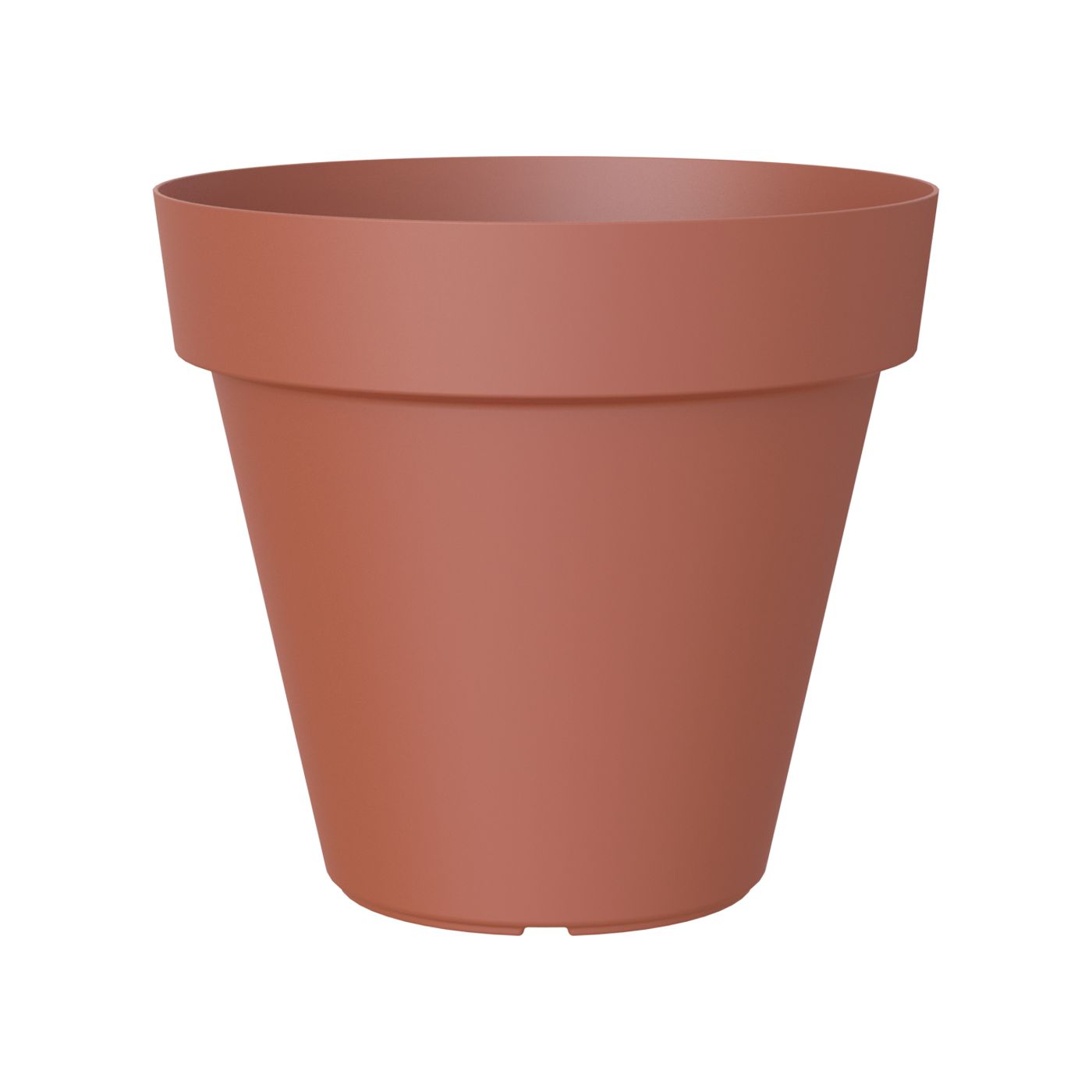 Capri Terracotta Polypropylene (Pp) Plain Round Plant Pot (Dia)20Cm | Compare The Build