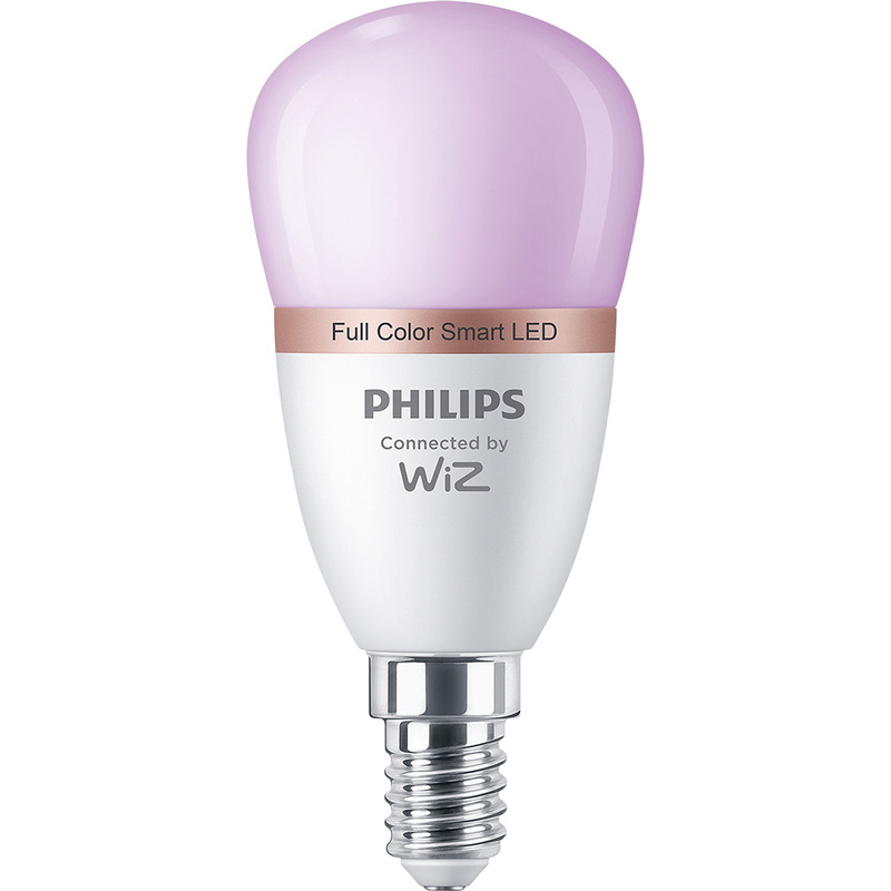 Philips WiZ LED P45 Colour Smart Light Bulb E14 40W Price Comparisons | Compare The Build