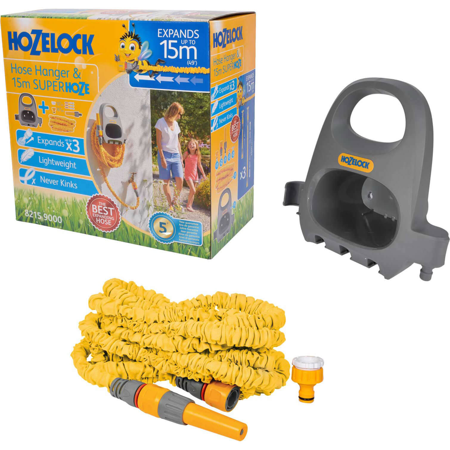 Hozelock Superhoze and Hose Hanger Set 15m Price Comparisons | Compare The Build