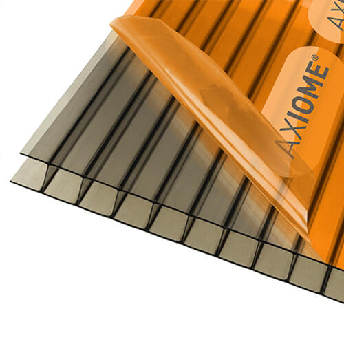 Axiome Polycarbonate Sheet - 10mm x 690mm x 3000mm Bronze Price Comparisons | Compare The Build