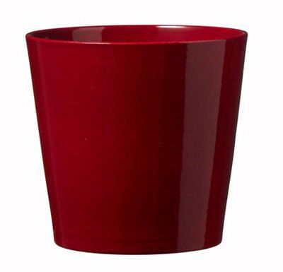 Soendgen Keramik Glazed Red Ceramic Plant Pot (Dia)23Cm Price Comparisons | Compare The Build