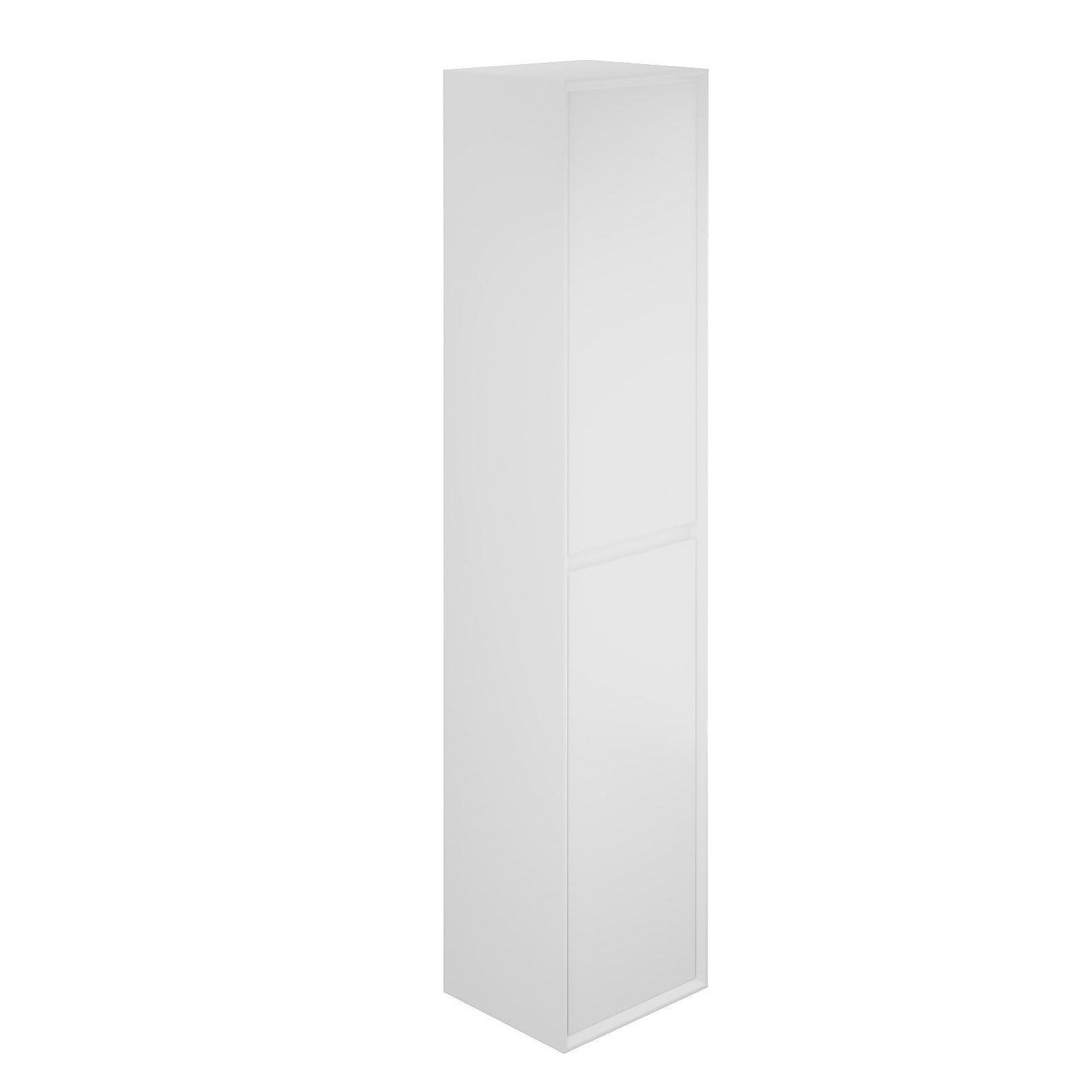 Madison Handleless Tall Bathroom Storage Unit - White | Compare The Build