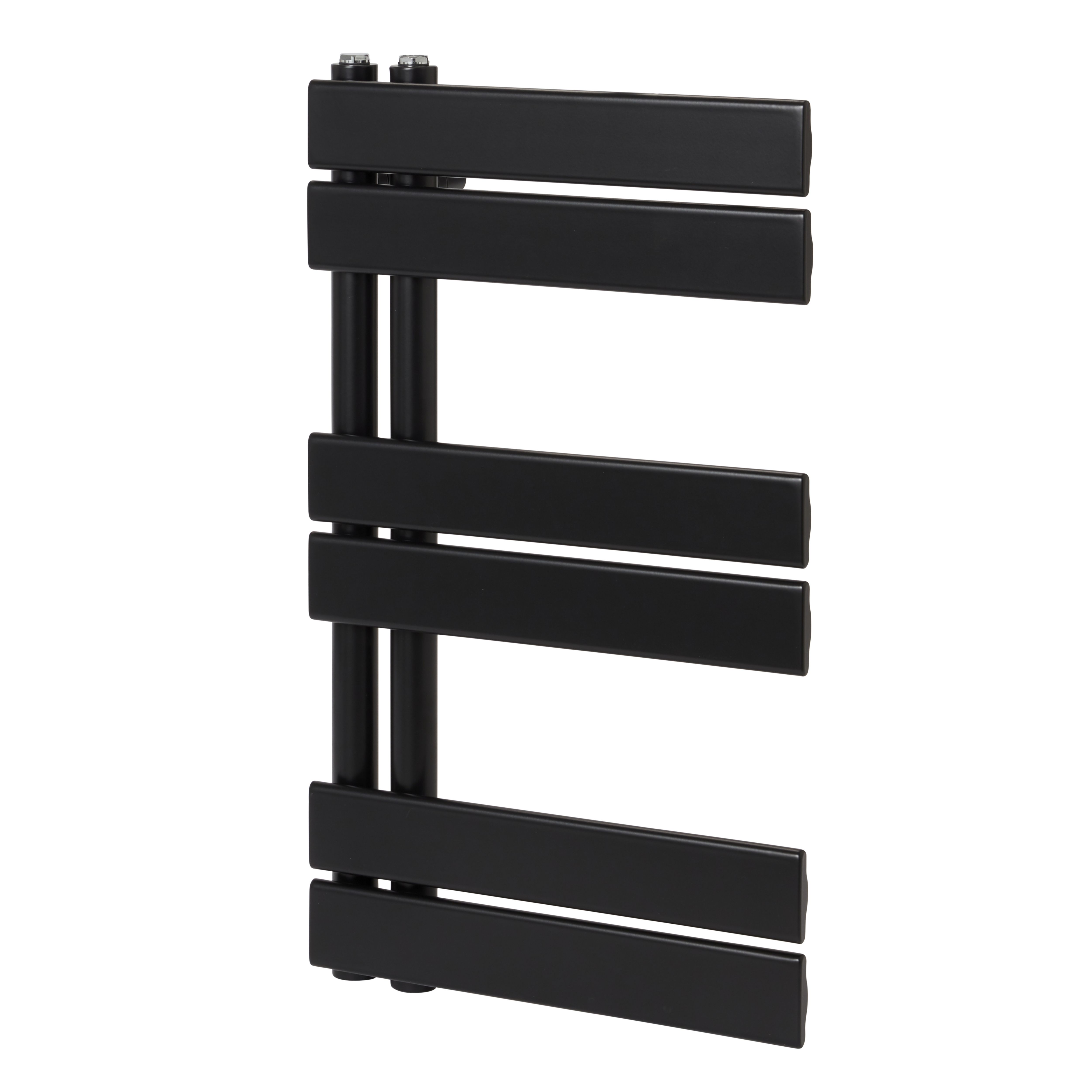 GoodHome Boxwood, Matt Black 246W Vertical Flat Towel Radiator (W)400mm X (H)700mm | Compare The Build