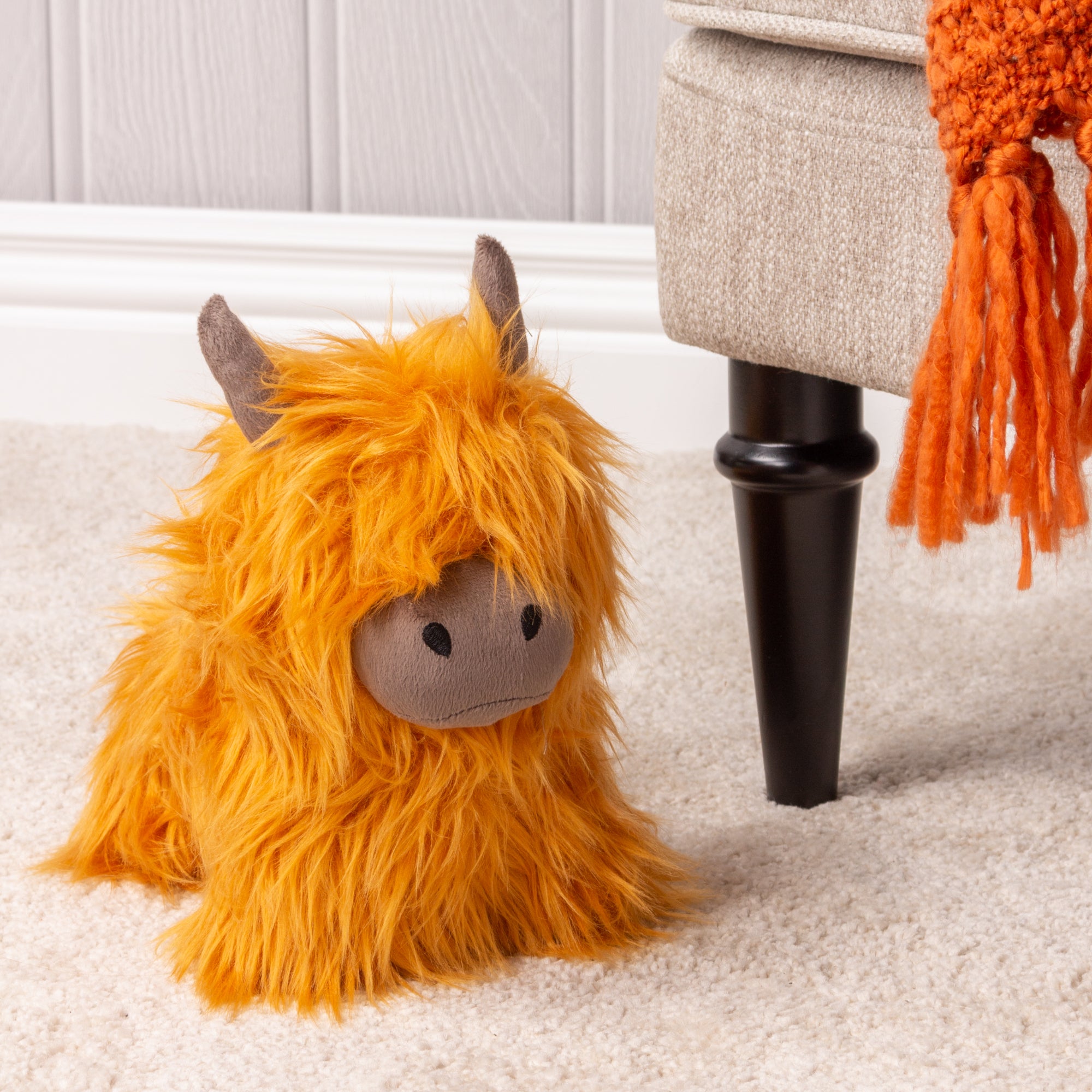 Paoletti Highland Cow Doorstop Orange Price Comparisons | Compare The Build