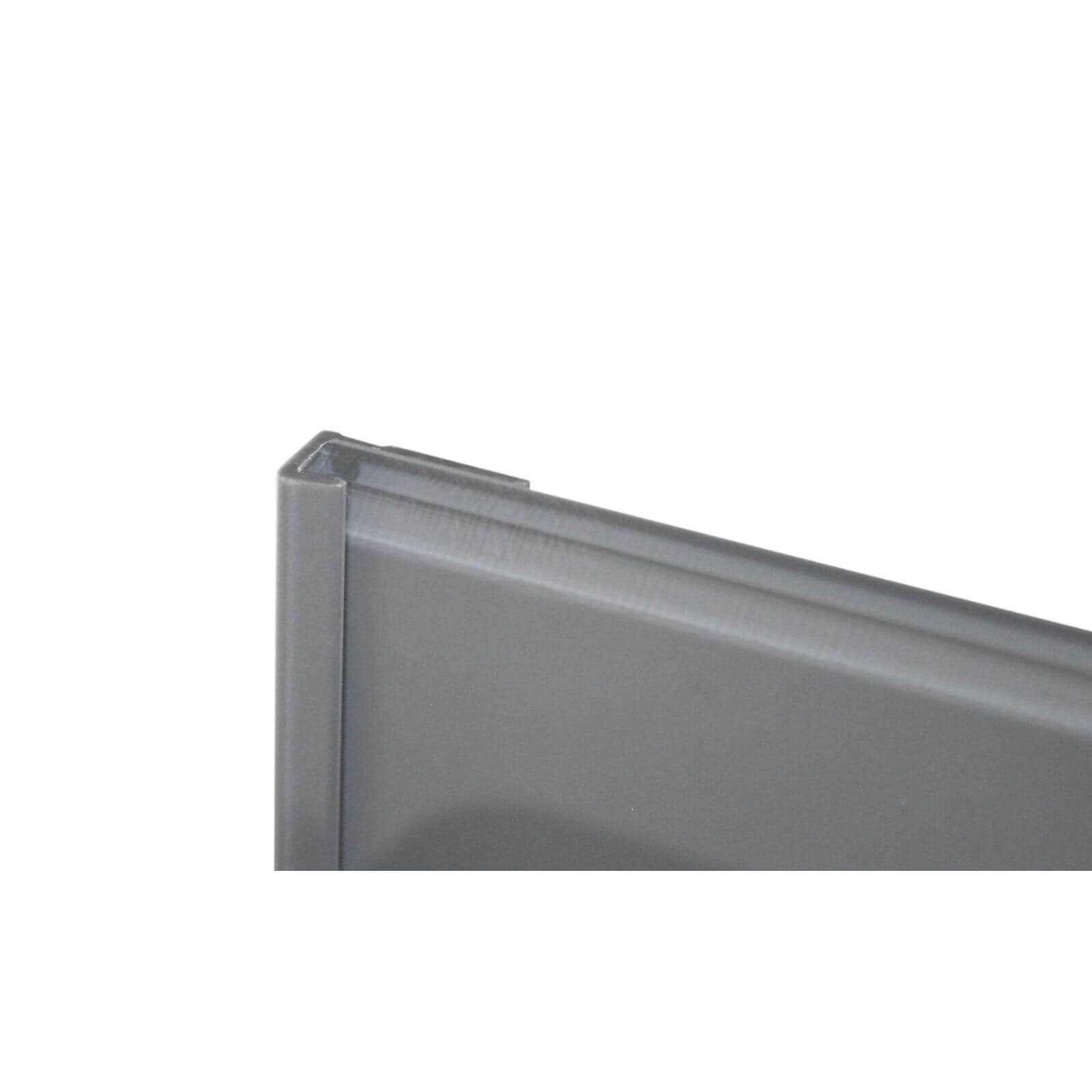 Zenolite Colour Matched PVC Edge Cap - Splashback Profile - 1250mm - Grey | Compare The Build