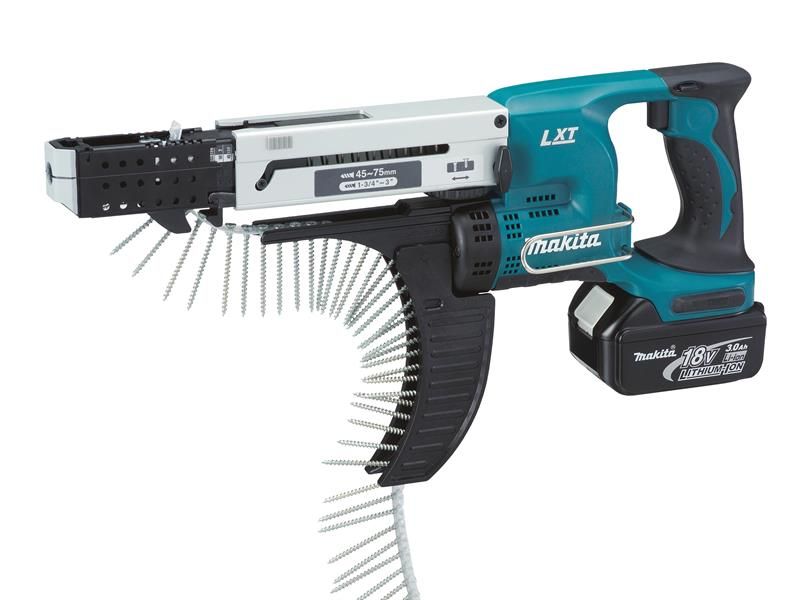 Makita MAKBFR750RFE BFR750RFE Cordless Autofeed Screwdriver 18V 2 x 3.0Ah Li-Ion Price Comparisons | Compare The Build