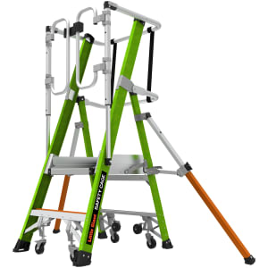 Little Giant 2 Tread Safety Cage Series 2.0 Ladder | Compare The Build