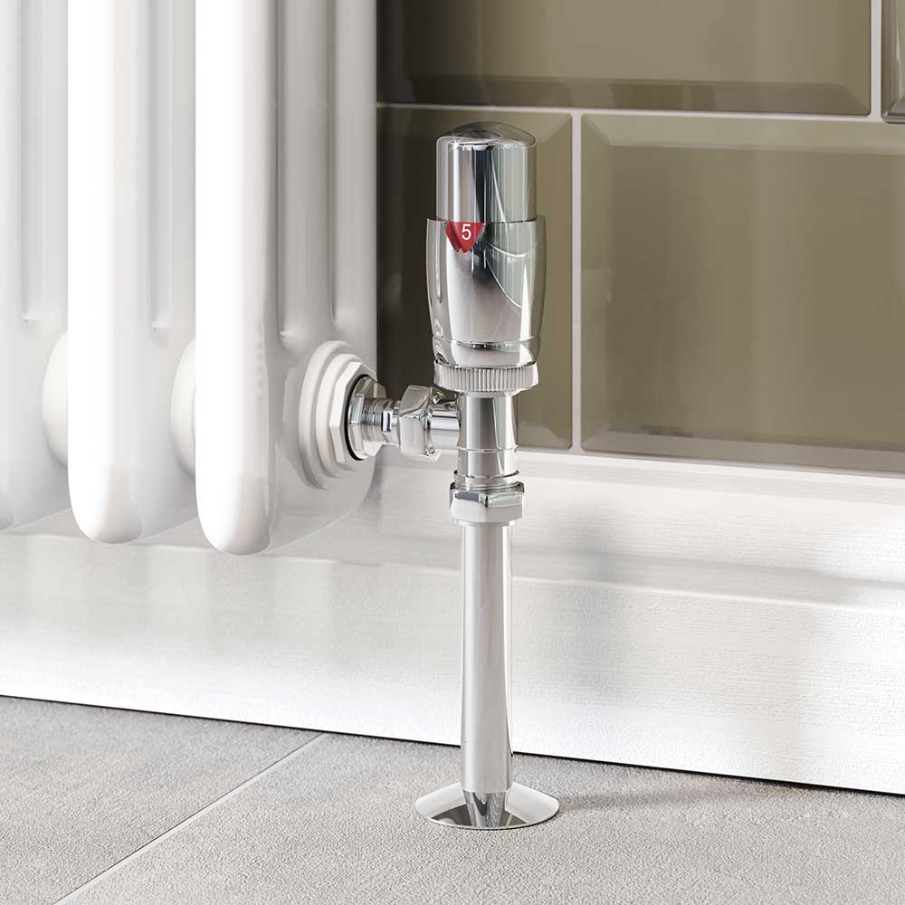 Trade Direct Thermostatic Valves, Modern, Chrome Angled  - 8mm Price Comparisons | Compare The Build