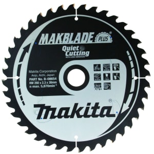 Makita B-08654 Makblade Plus 40 Teeth Circular Saw Blade - 260 x 30mm Price Comparisons | Compare The Build