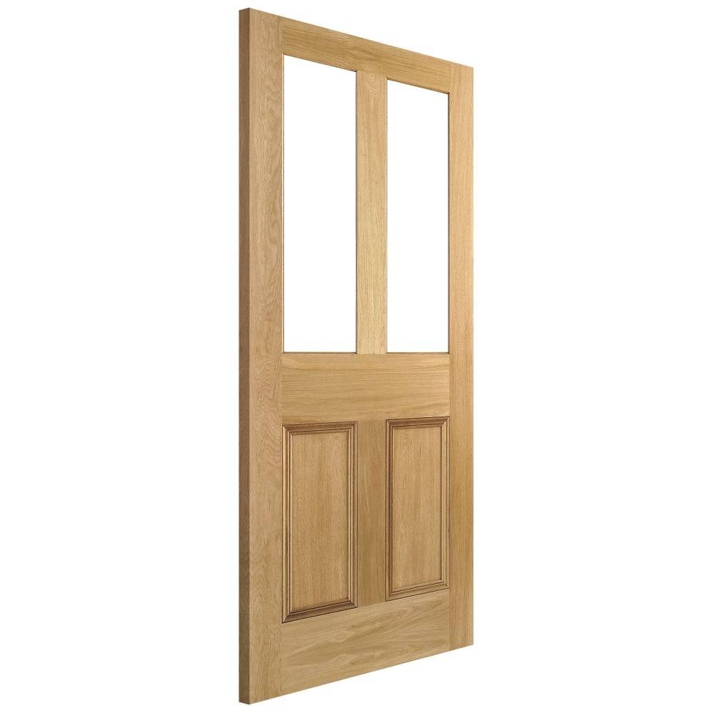 LPD Internal Oak Malton Unfinished 2P 2L Unglazed Door 1981mm x 686mm x 35mm (78" x 27") Price Comparisons | Compare The Build