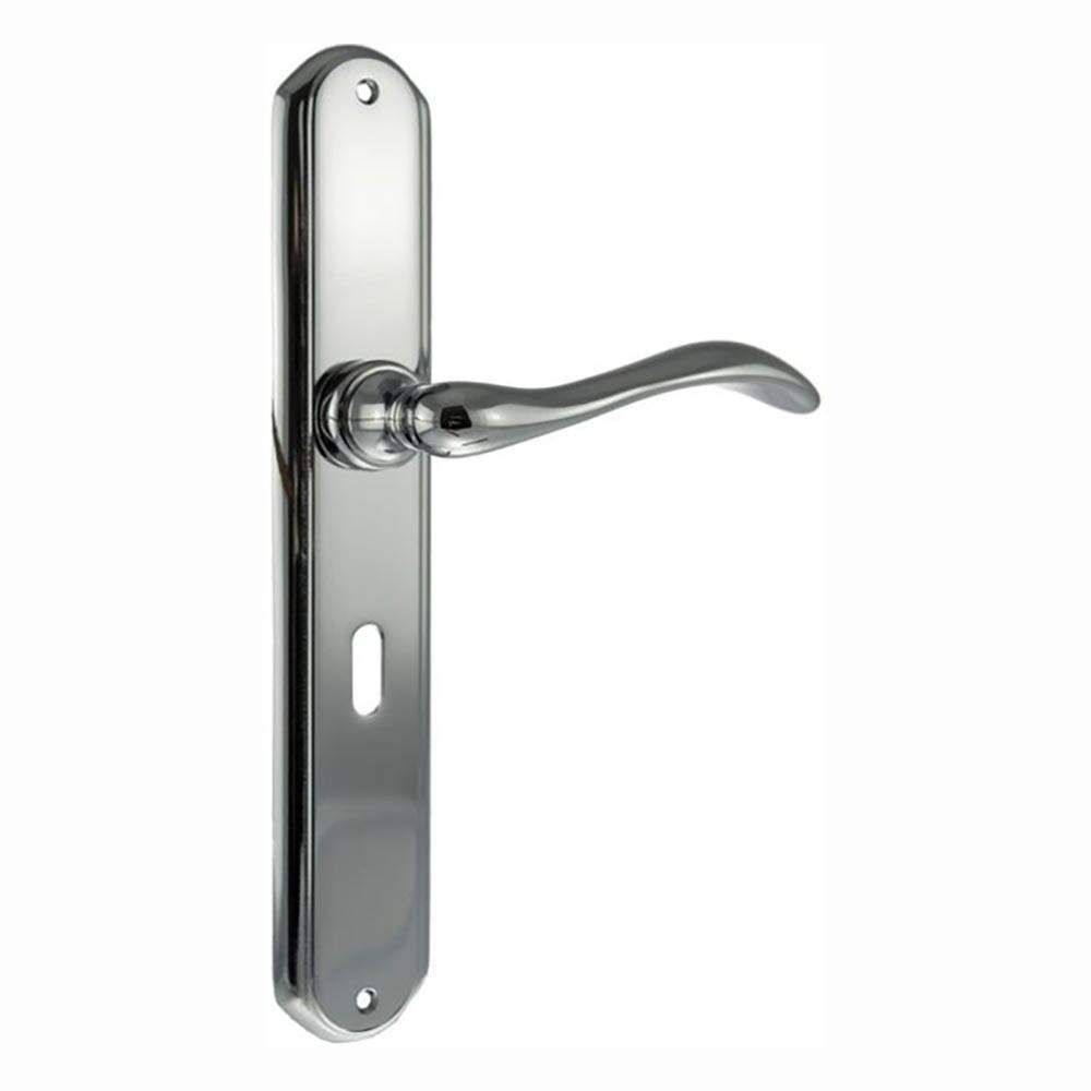 Atlantic Forme Valence Solid Brass Key Lever on Backplate - Polished Chrome Atlantic UK FBP138KPC Price Comparisons | Compare The Build