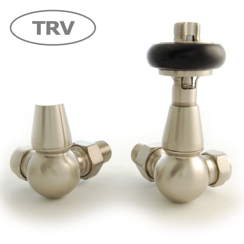 West Thermostatic Valves, Faringdon, Satin Nickel Corner  - 8mm Price Comparisons | Compare The Build