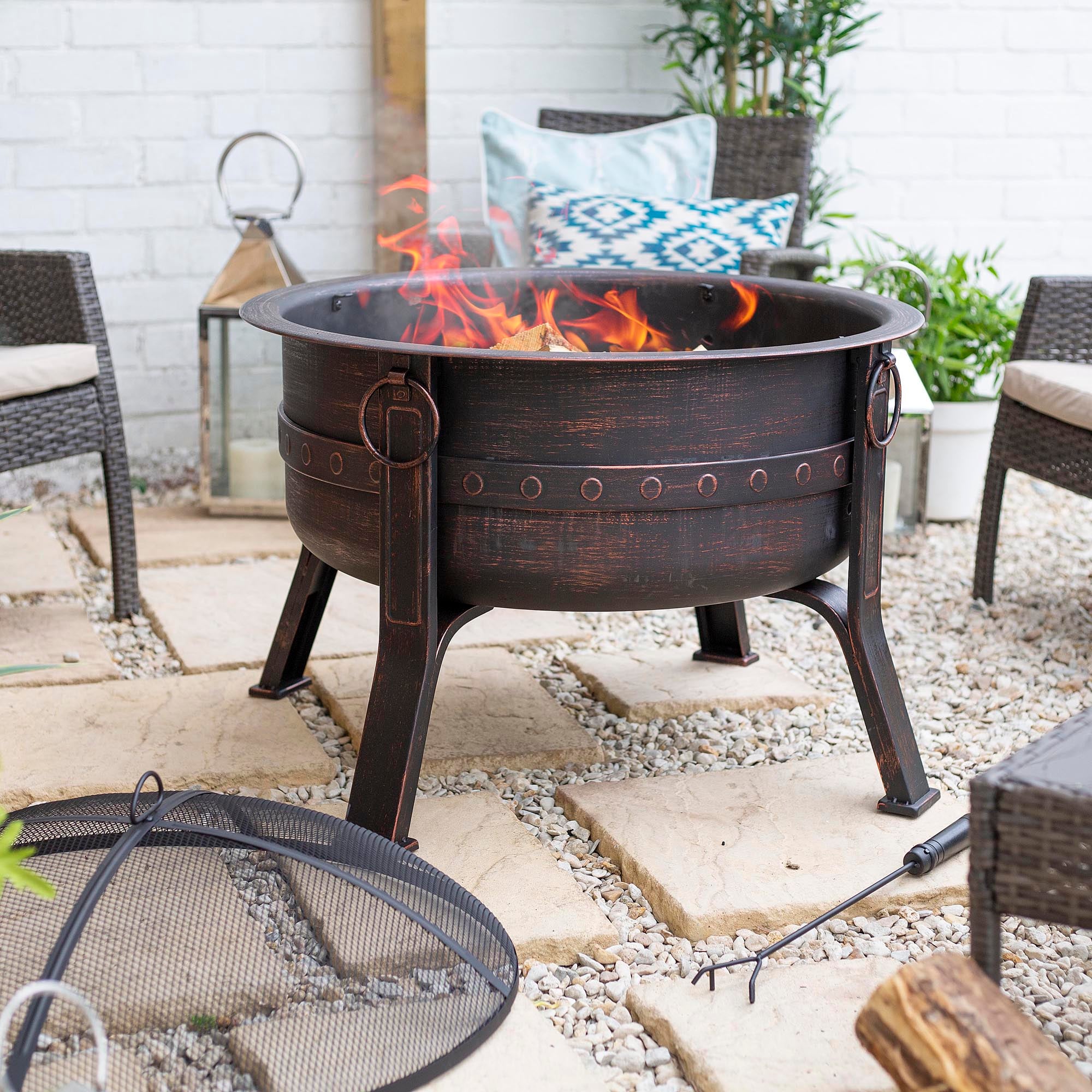 Brava Steel Banded Fire Pit Bronze Price Comparisons | Compare The Build