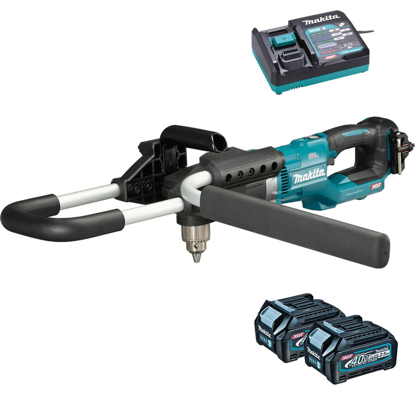 Makita DG001G 40v Max XGT Cordless Brushless Earth Auger 2 x 2.5ah Li-ion Charger No Case Price Comparisons | Compare The Build