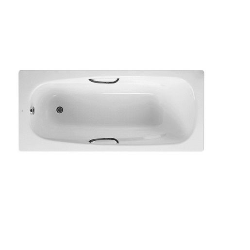 Roca Carla Straight Eco Bath 2 Tap Holes 1700x700mm Excluding Legs and Grips Price Comparisons | Compare The Build