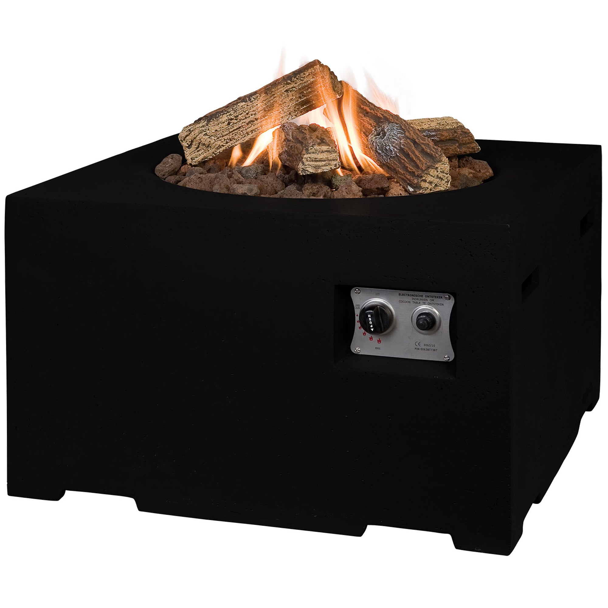 Square Black Cocoon Fire Pit Black Price Comparisons | Compare The Build