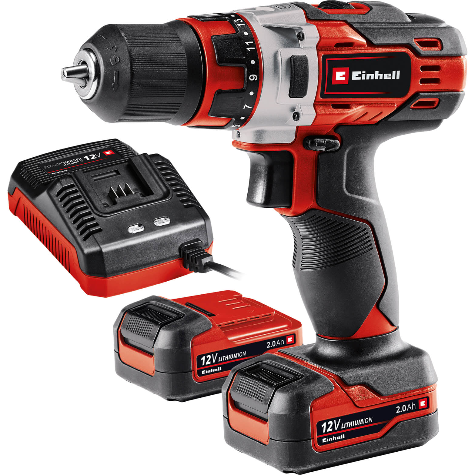 Einhell TE-CD 12/1 Li 12v Cordless Drill Driver 2 x 2ah Li-ion Charger No Case Price Comparisons | Compare The Build