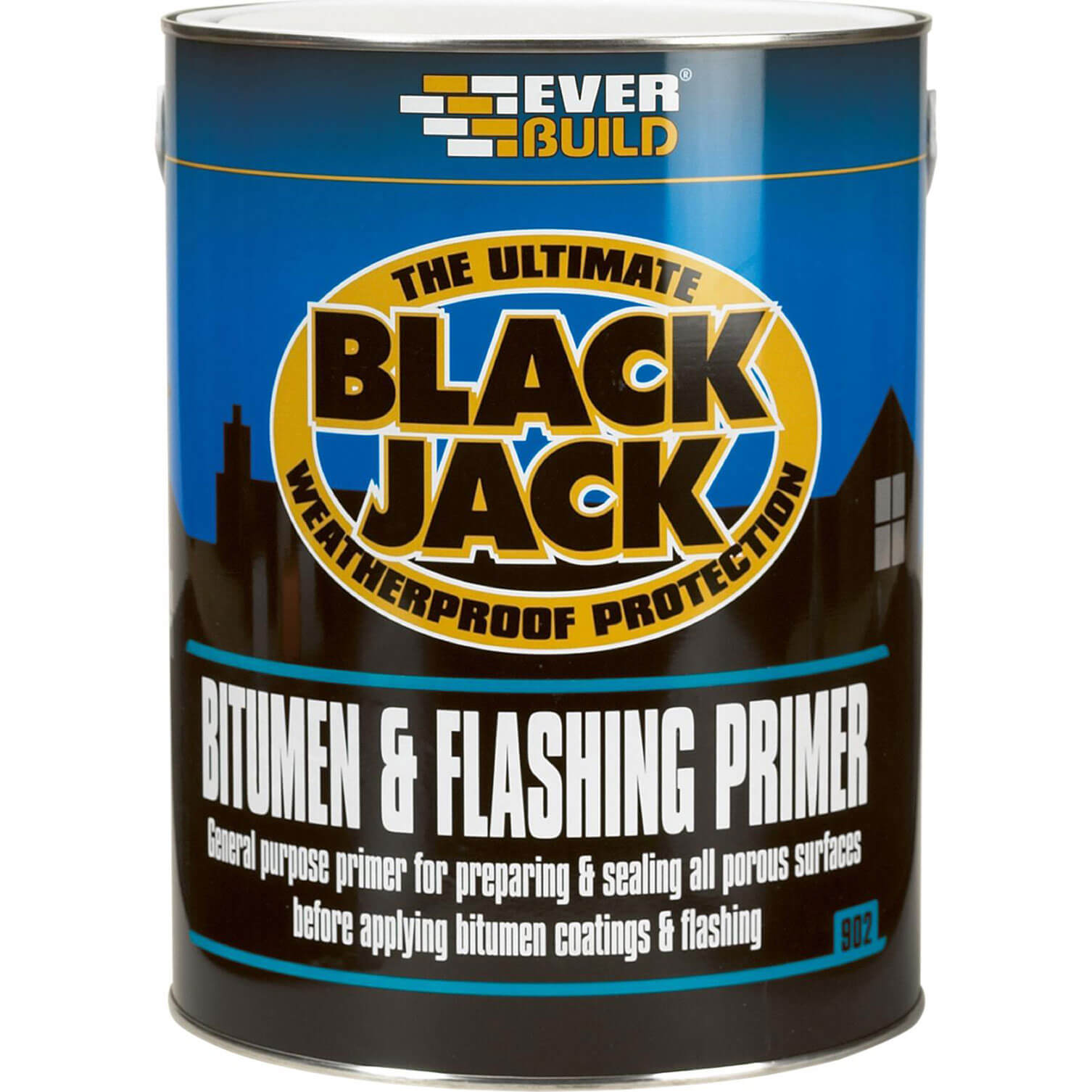 Everbuild Black Jack 902 Bitumen and Flashing Primer 5l Price Comparisons | Compare The Build
