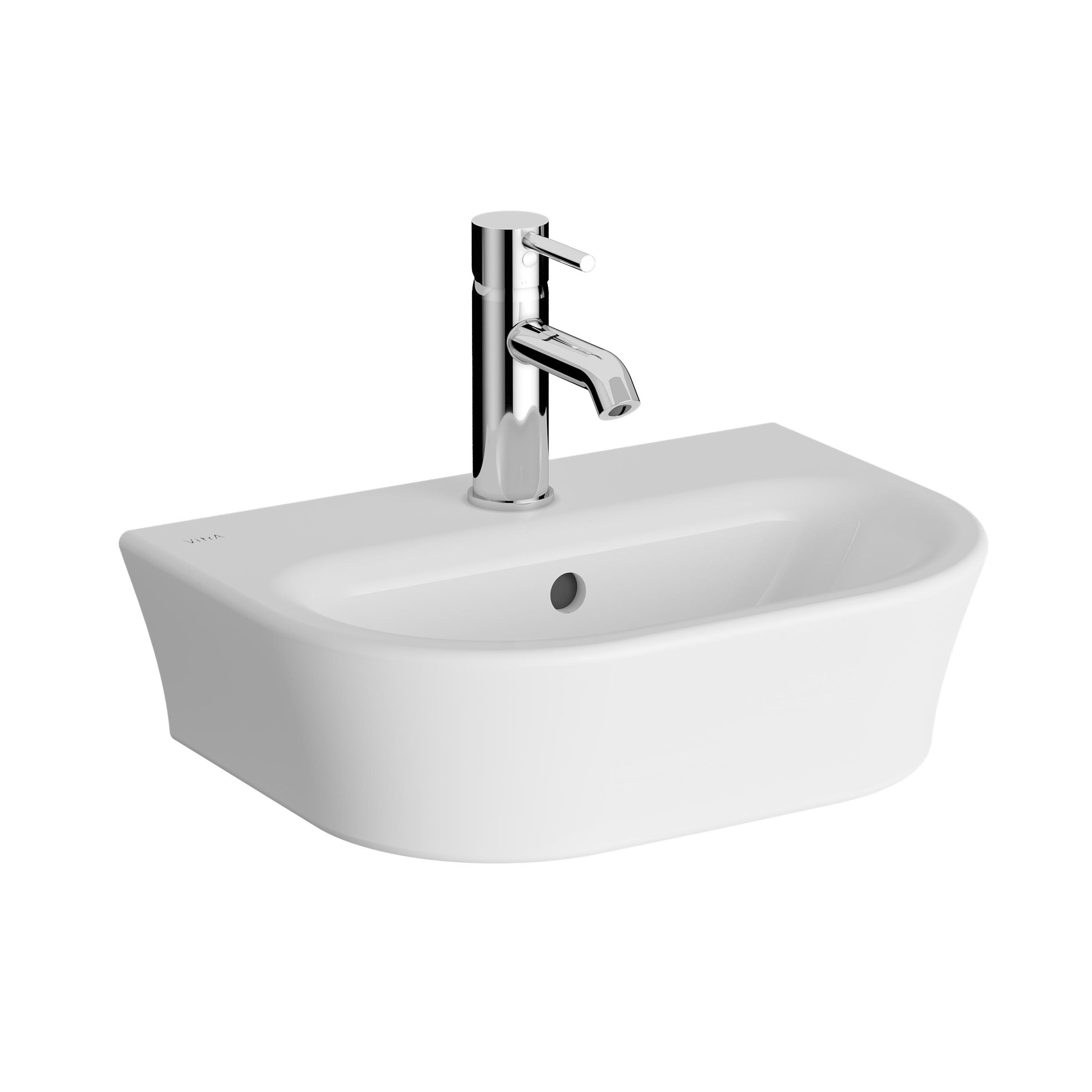 Vitra Koa White Wall-Mounted Basin (W)45Cm Price Comparisons | Compare The Build