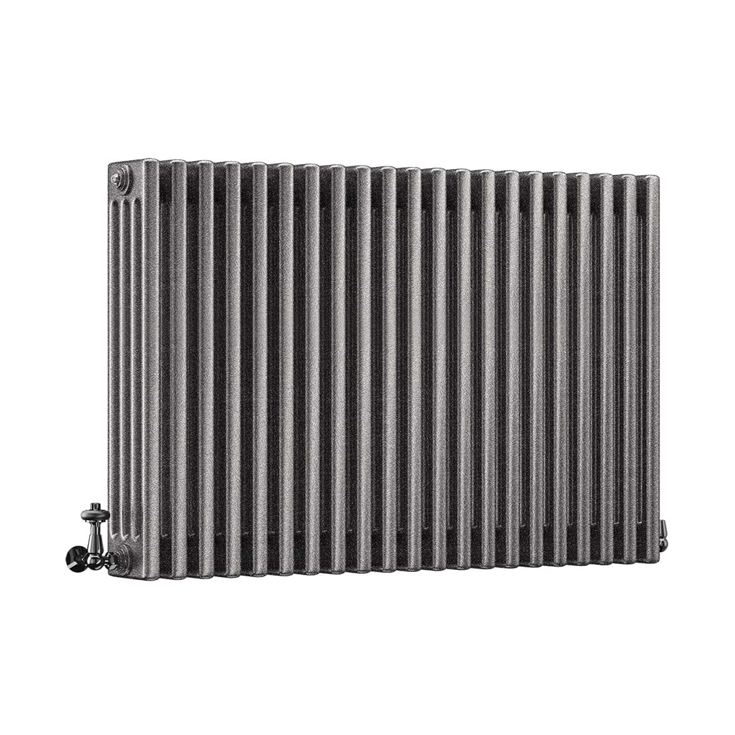 DQ Modus 4 Column Horizontal Radiator, Historic Silver, 750mm x 990mm Price Comparisons | Compare The Build