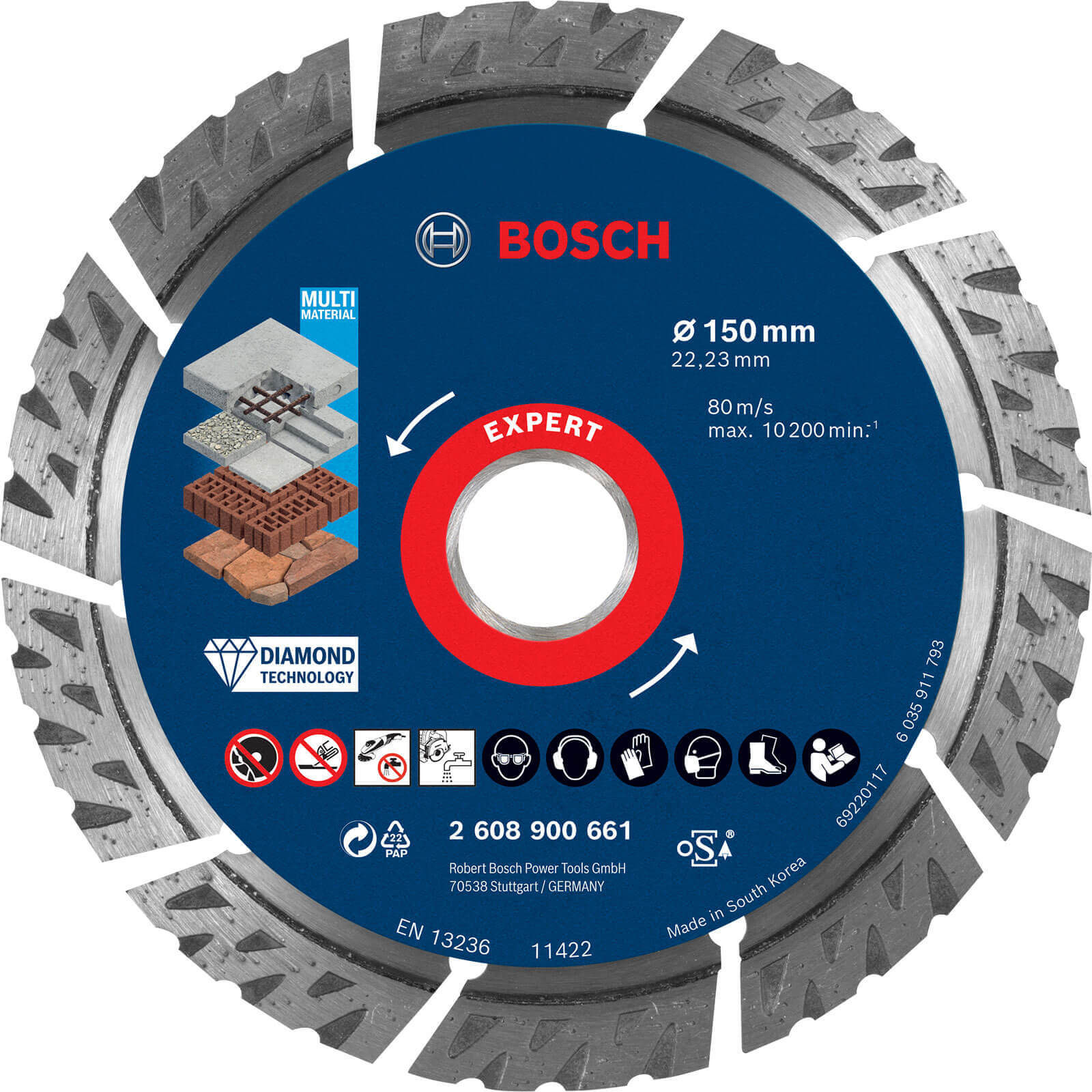 Bosch Expert Multi Material Diamond Cutting Disc 150mm 2.4mm 22mm Price Comparisons | Compare The Build