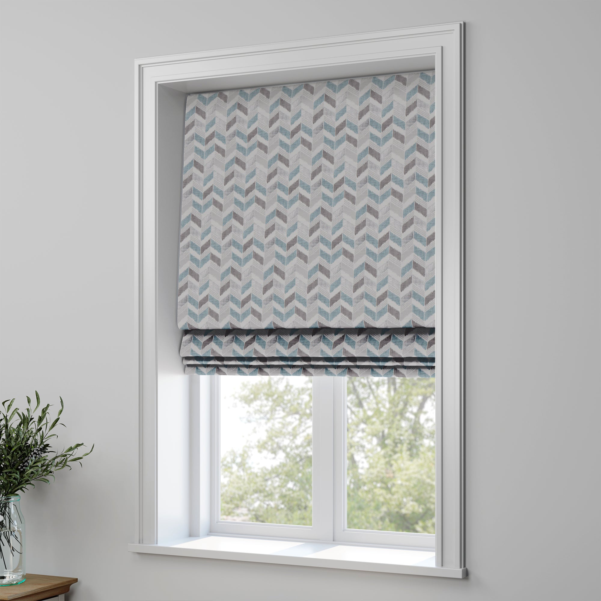 Zena Made to Measure Roman Blind Zena Duck Egg Price Comparisons | Compare The Build
