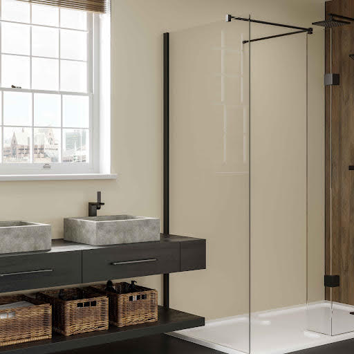 Multipanel Neutrals Bathroom Wall Panel Parchment Hydrolock Tongue and Groove 2400 x 1200mm Price Comparisons | Compare The Build