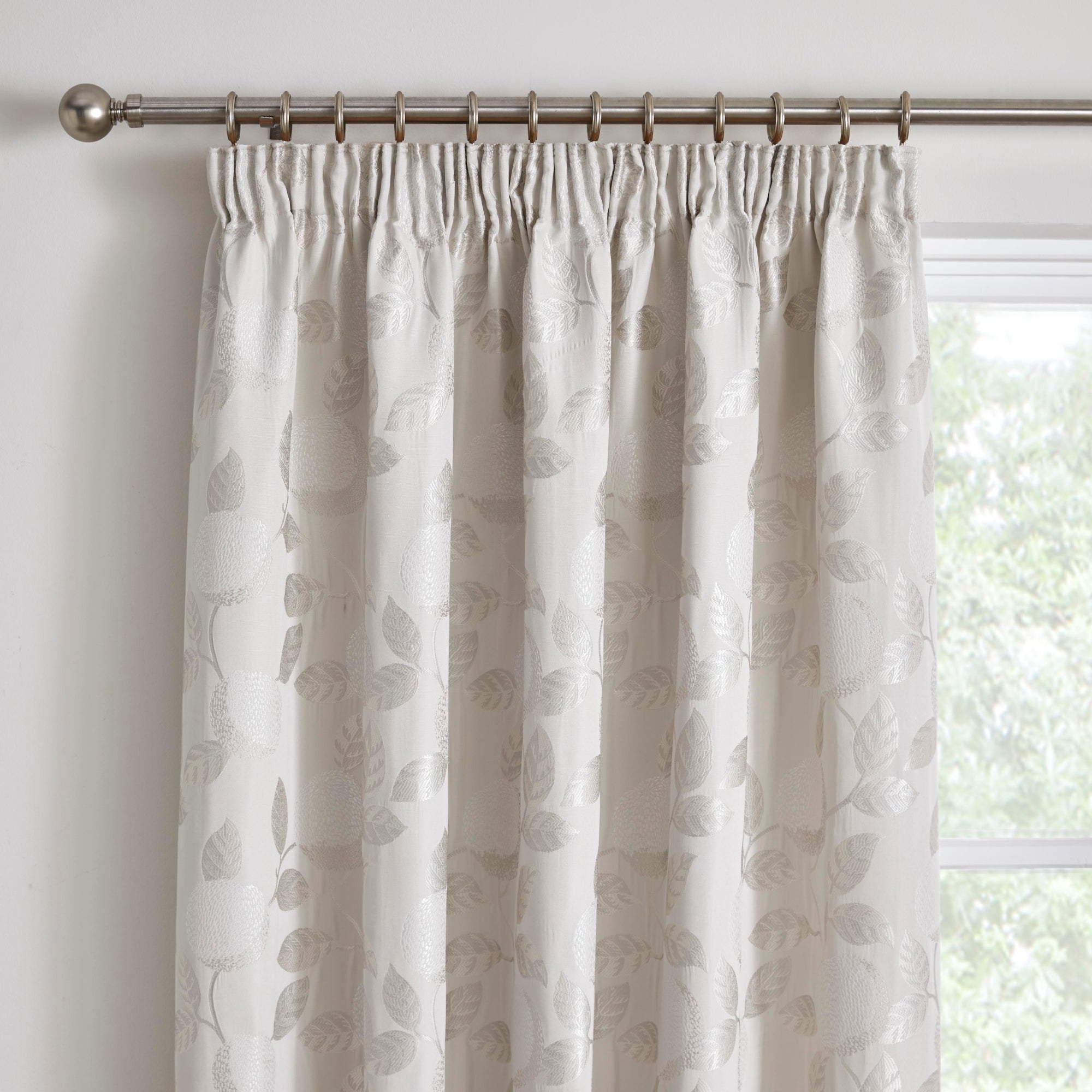 Curtina Bramford Jacquard Natural Pencil Pleat Curtains Natural Price Comparisons | Compare The Build