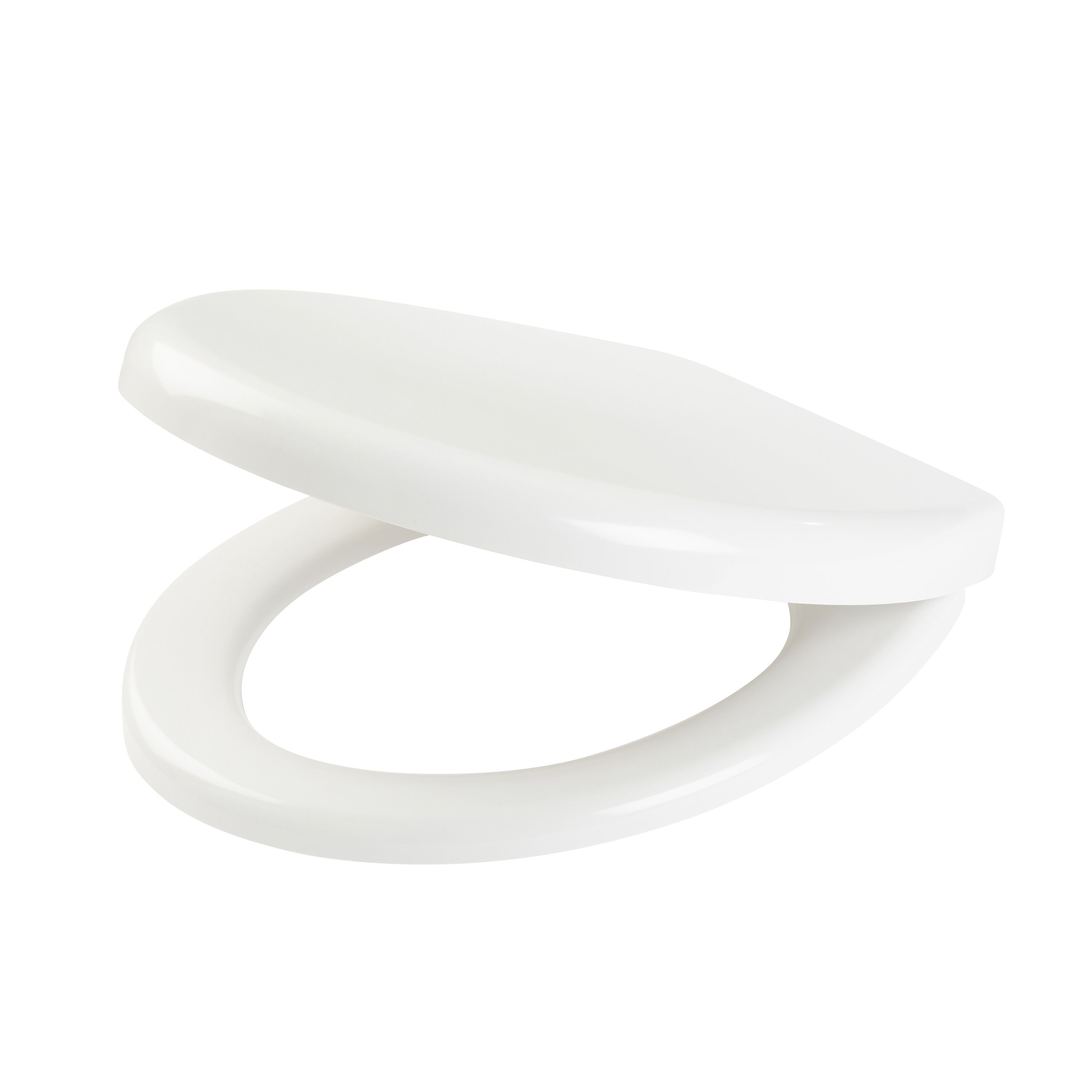 Cooke & Lewis Tivellea White Top Fix Soft Close Toilet Seat | Compare The Build