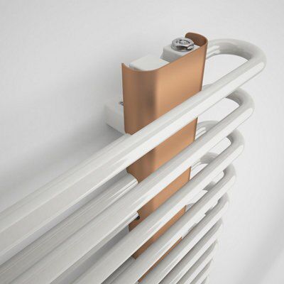 Terma Michelle Nickel Gloss & Copper 722W Towel Warmer (W)500mm X (H)1200mm Price Comparisons | Compare The Build