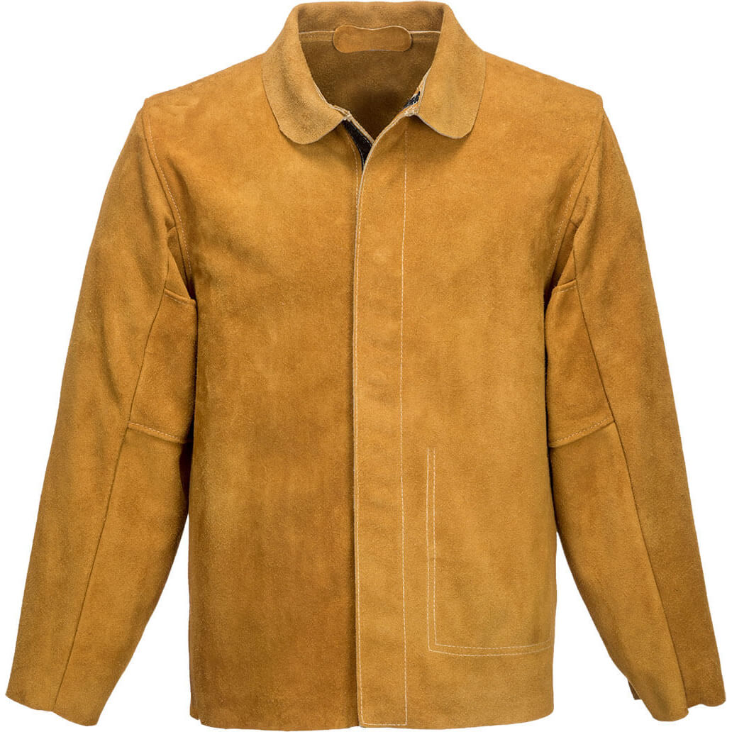 Portwest SW34 Leather Welding Jacket Tan L Price Comparisons | Compare The Build