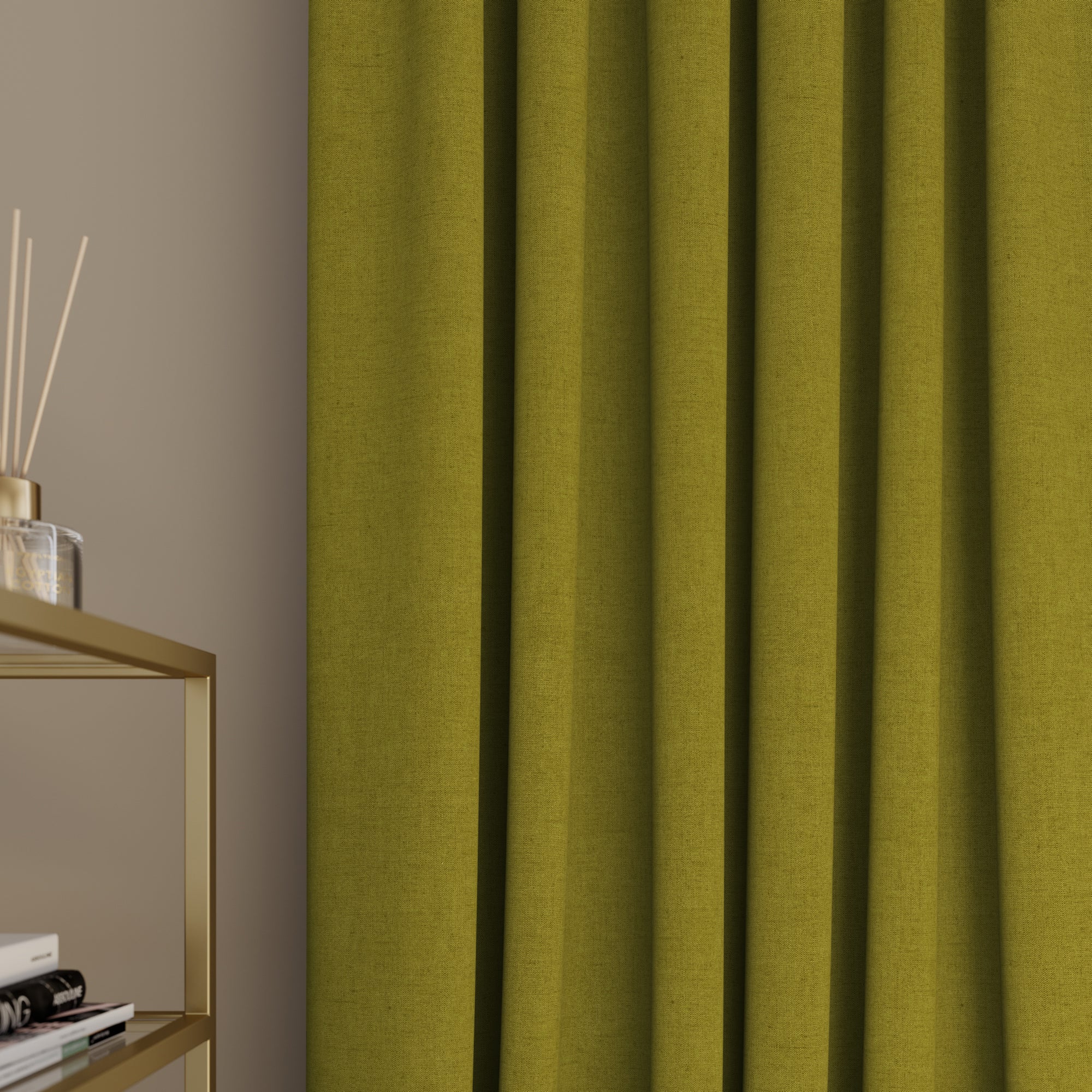 Saluzzo Made to Measure Curtains Green Price Comparisons | Compare The Build